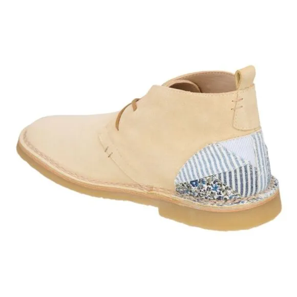 ZARA Kids | Sandy Brown | LEATHER PATCHWORK ANKLE BOOTS