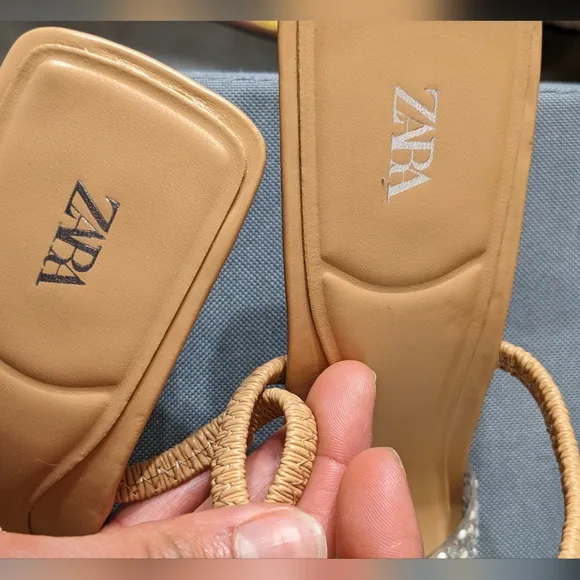 Zara Pearl Heel slingbacks