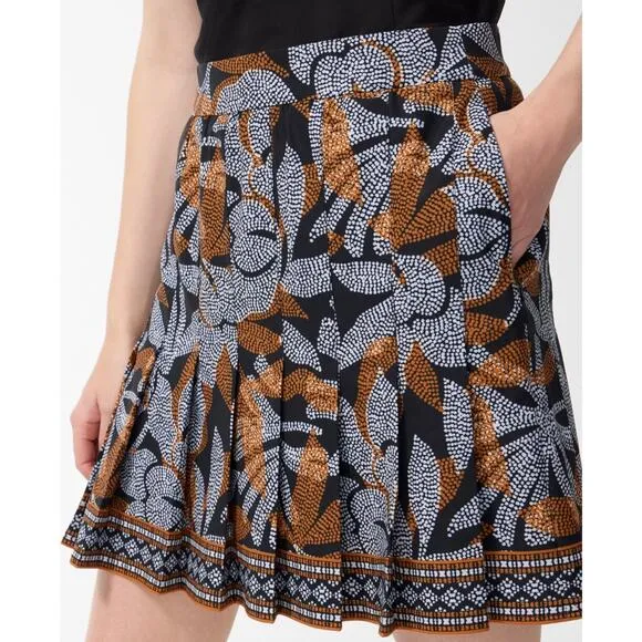 Zenergy‎ UPF Neema Floral Pleated Skort size 10