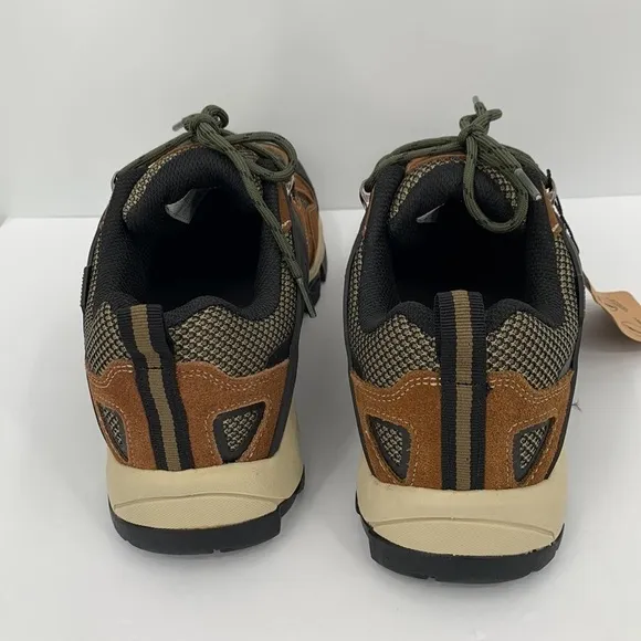 ZeroXposur Colorado Low Hiking shoes brown suede Waterproof lace shoe men new 10