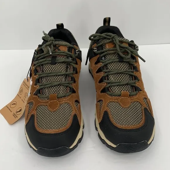 ZeroXposur Colorado Low Hiking shoes brown suede Waterproof lace shoe men new 10