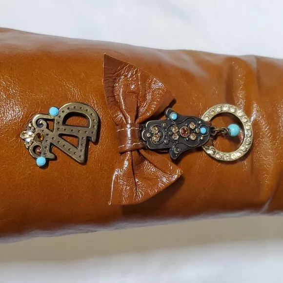Ziva D'Or Women's Handmade in Israel Genuine Leather Embellished Over Knee Boots